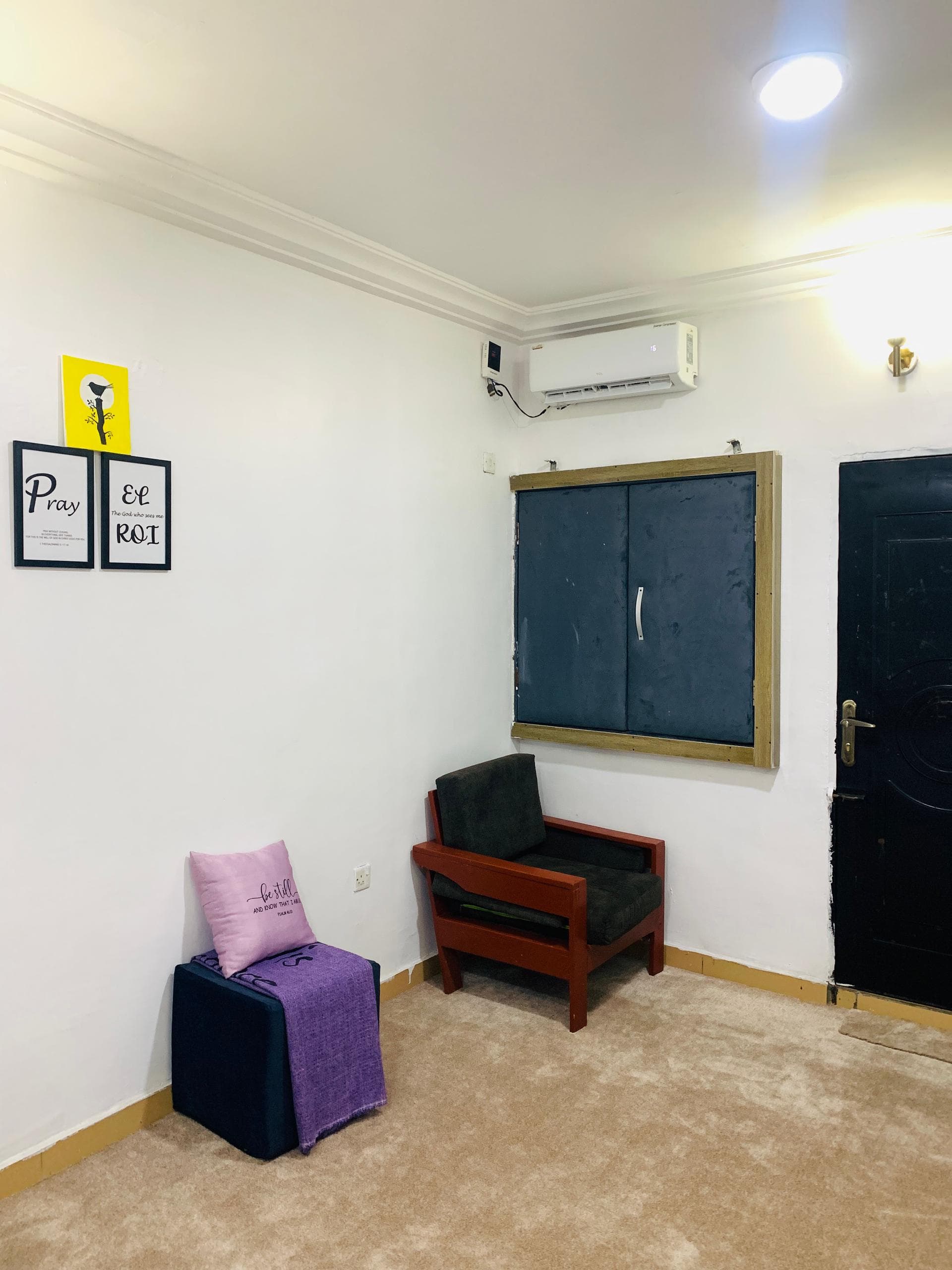 Meditation Corner with Chair